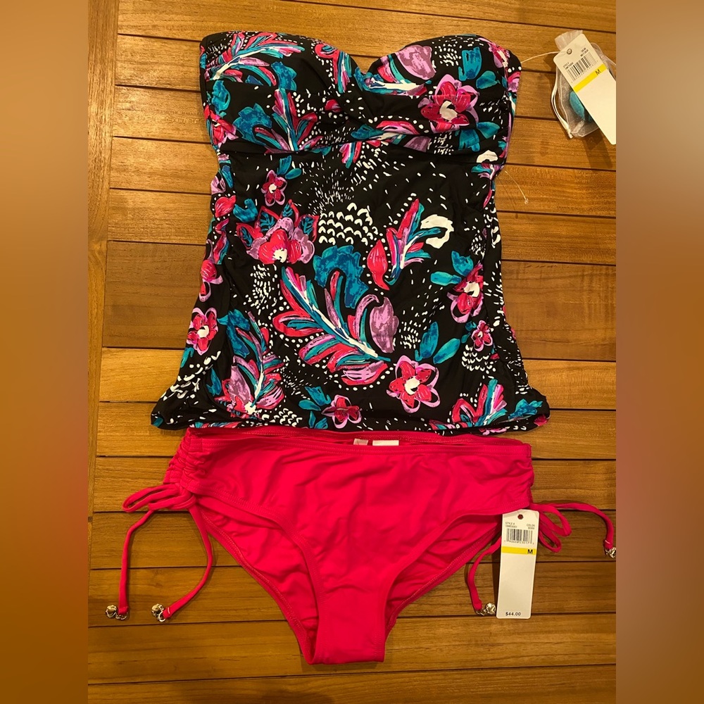 NWT Anne Cole Tankini Swimsuit Medium